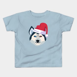 Funny Siberian Husky Dog Christmas 2020 Dog Lover Christmas Kids T-Shirt